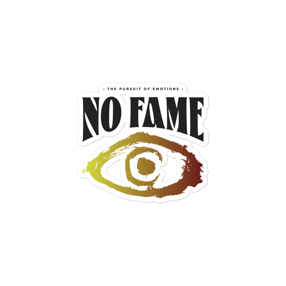 No Fame - The Pursuit of Emotions stickers