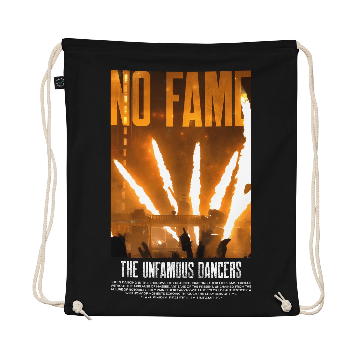 No Fame - The Unfamous Dancers drawstring bag