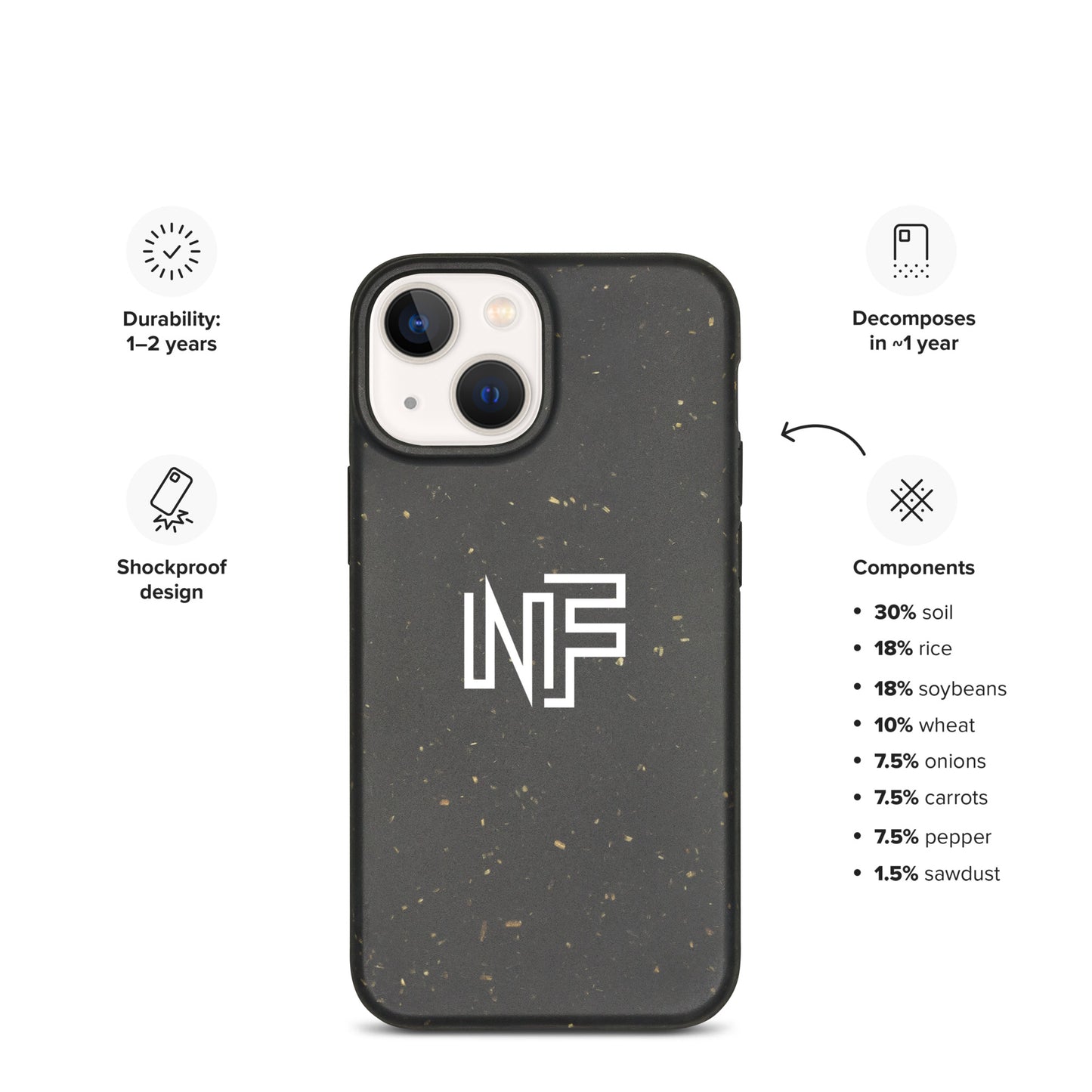 No Fame - Speckled Case for iPhone®